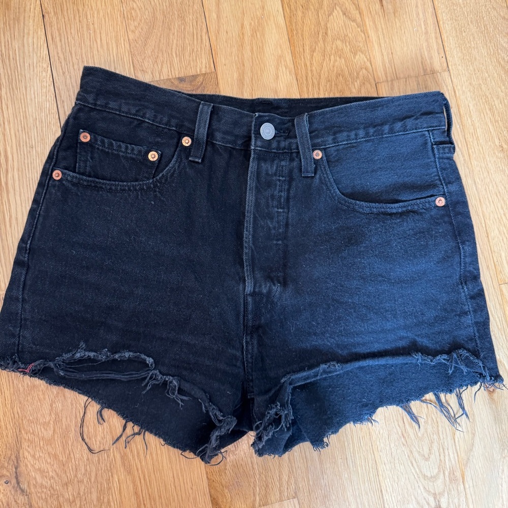 Levi’s 501 High Rise Short in Darkest Hour